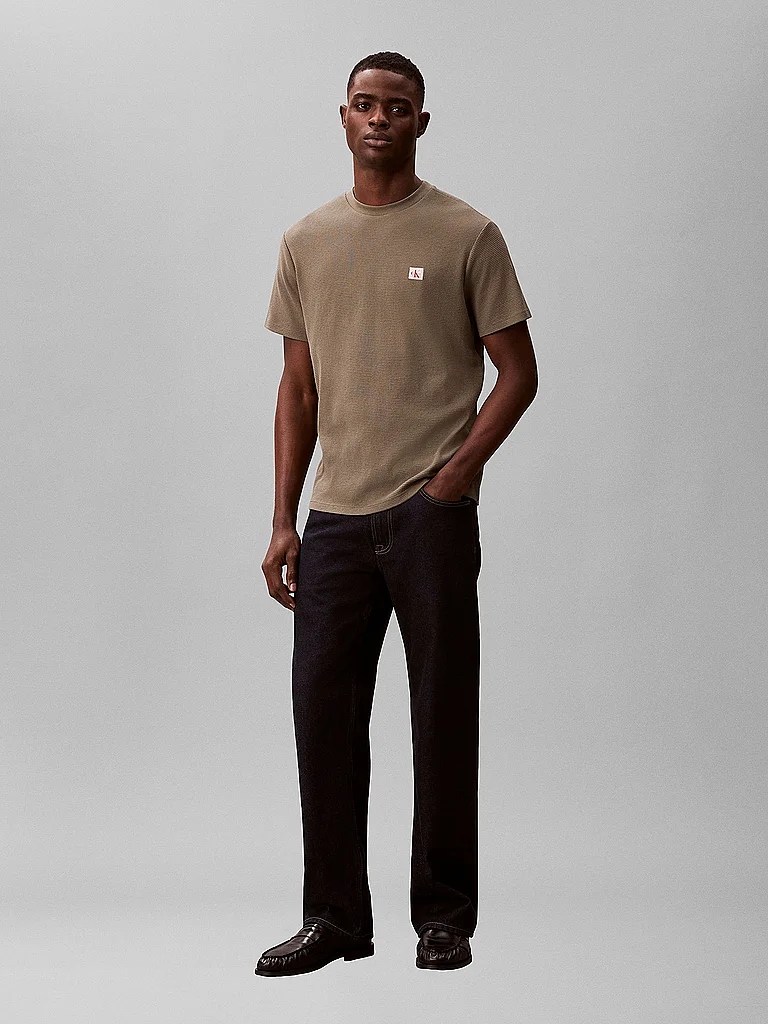 Calvin KLEIN JEANS T-Shirt  olive   S herren 3